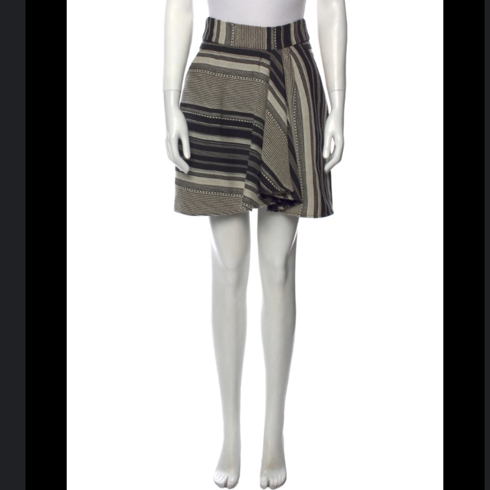MARISSA WEBB Stripe Mini Skirt